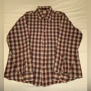 Richard Fleming XL Red Long Sleeve Button Down